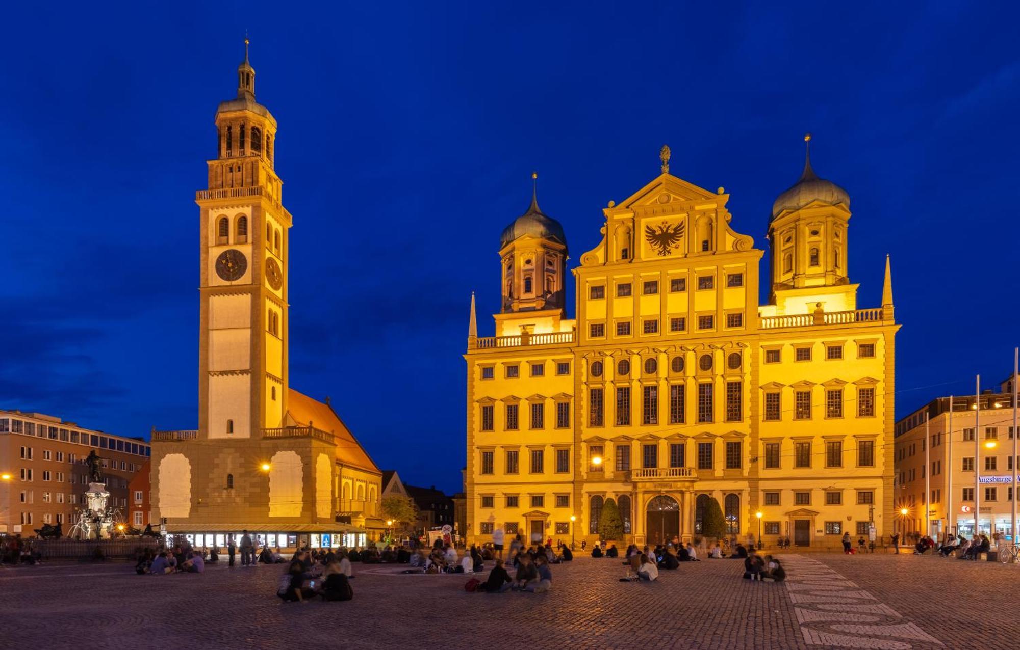 Gemuetliche Oase In Der Innenstadt, Zwei Minuten Zum Rathaus Augsburg Exterior photo